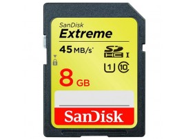 SanDisk Extreme SDHC UHS-I 45MB/s 8GB 